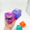 Needoh Płatek Śniegu Kostka Lodu Cukier Słód Squishy Pudełko Niespodzianka Odstresowujące Powoli Odbijająca Zabawka do Ściskania Przeciw Lękom Zabawki Puzzle Ręczne