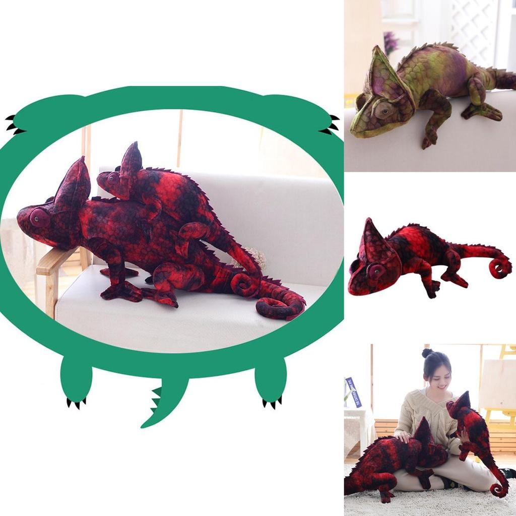 Color Changing Lizard Plush Toy Stuffed Animal Doll Funny Creative Gift Wholesale Factory Night Market
