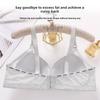 Front Closure Bra for Mature Women Fixed Cup Thin Wireless Shoulder Strap Bra Comfortable Supportive Full Coverage Everyday Underwear