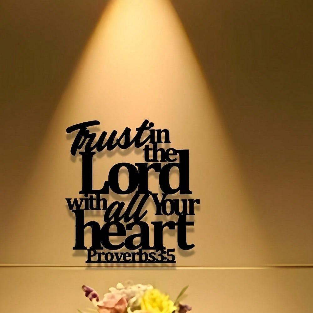 Metal Bible Verse Wall Art Proverbs 35 6 Inspirational Christian Home Decor