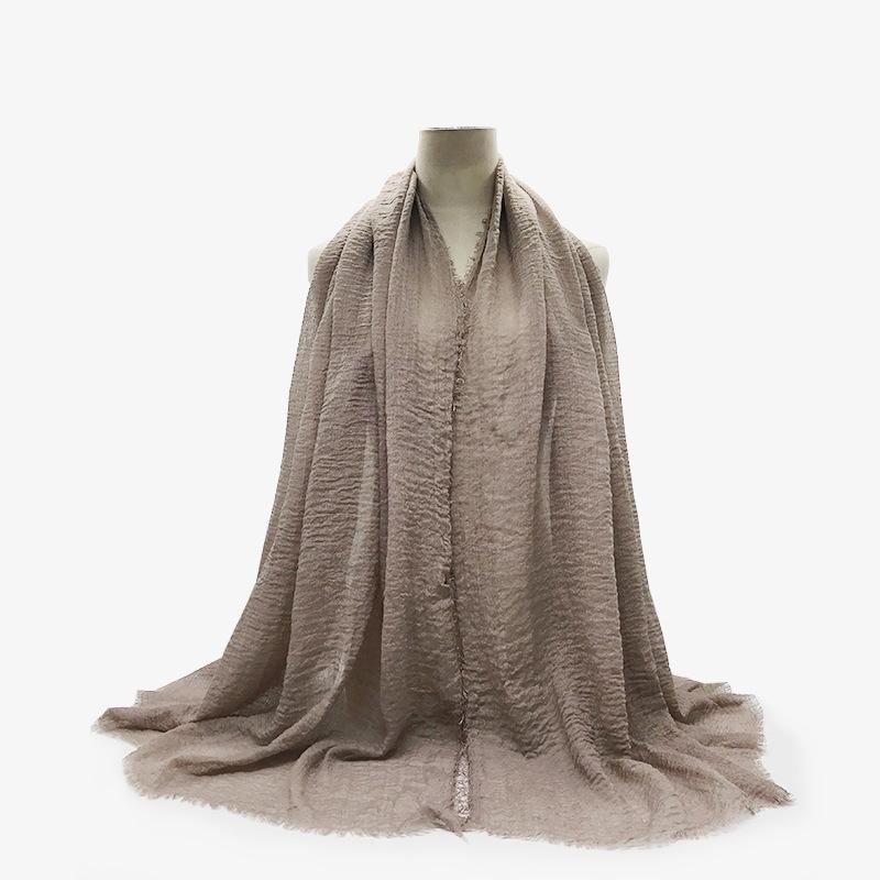 Women Cotton Linen Scarf Summer Girl Solid Color Sunscreen Thin Scarves Soft Shawl Foulard Viscose Spring Female Wrap Shawls New