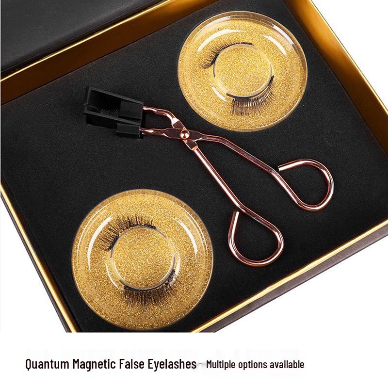 

Douyin Style Quantum Magnetic False Eyelashes Set - Quick 2-Second Wear, No Glue Needed