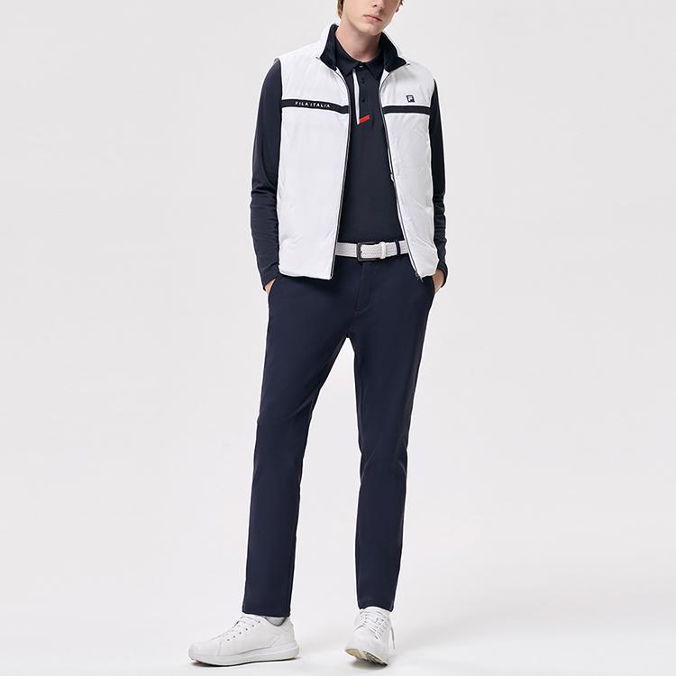 New FILA Athletics Down Vest Men's Jade White A11M145901F-WT