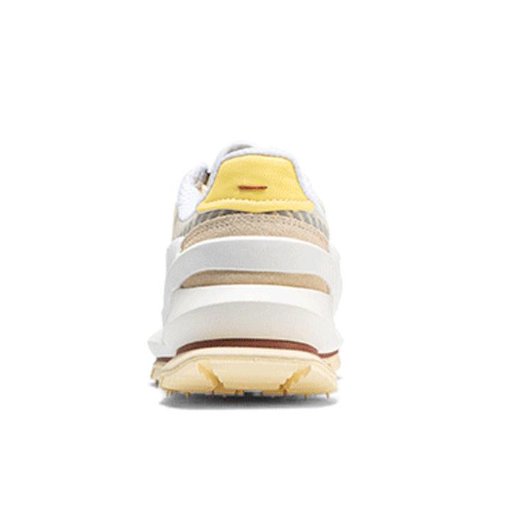 Li Ning Fangyuan Eternal Cushioning Slip Resistant Breathable Lightweight Low Top Running Shoes Women's Vanilla Yellow AGCR058-4