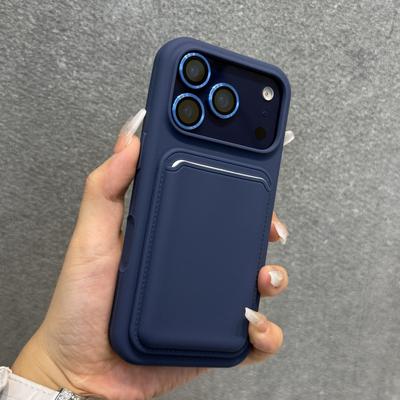 Liquid Silicone Magnetic For Magsafe Wallet Slot Crad Holder Case For iPhone 17 Air 16 15 14 13 12 11 Pro Max Soft Bumper Cover