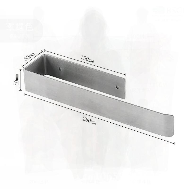 Punch-Free Single-Pole White Towel Rack Bathroom Pendant Toilet Towel Holder Silver Black Gold Dual-Use Models Available