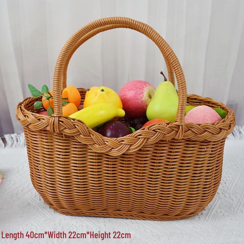 Liny Pan Hand-Woven Picnic Storage Basket