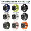 Official Silicone Strap For Samsung Galaxy Watch Ultra 47mm 2026/2025 Sport Marine Band Bracelet for Galaxy Ultra 3/2/1 47mm Wristband