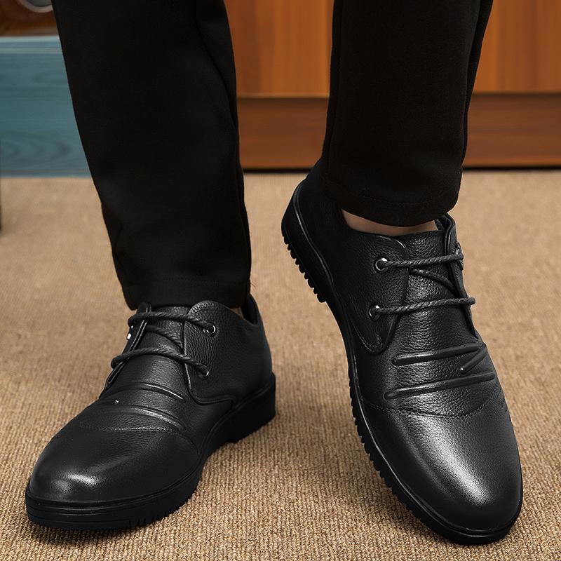 Модная Высококачественная Новая Обувь из Коровьей Кожи Верхнего Слоя в Повседневном — фото 3