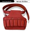Men's Genuine Cowhide Tool Belt: Multifunctional, Sturdy, Waist-Worn Repair Kit with Five Pieces.