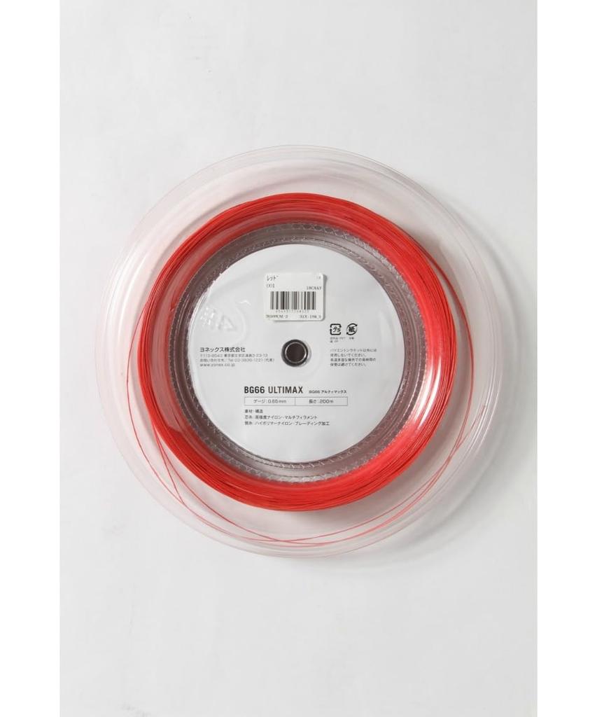YONEX Badminton String BG66 Ultimax Roll String