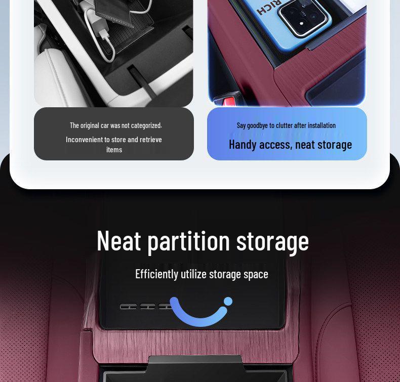Voyah Tianshan Armrest Box - Center Console Storage & Interior Accessory