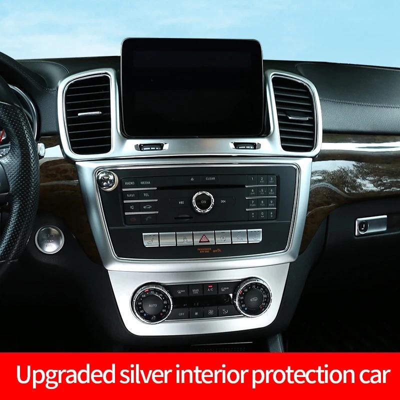 Colore finitura interna argento Pannello Decorativo per Mercedes Benz ML GL GLE W166 GLS X166 2012- Interno