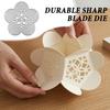 Blumenkasten Stanzform, Hohl Fünfblättrige Blume Kasten Stanzform, Metall-Stanzformen, Schneideschablonen für DIY Geschenkboxen Präge Papier Bastelbedarf