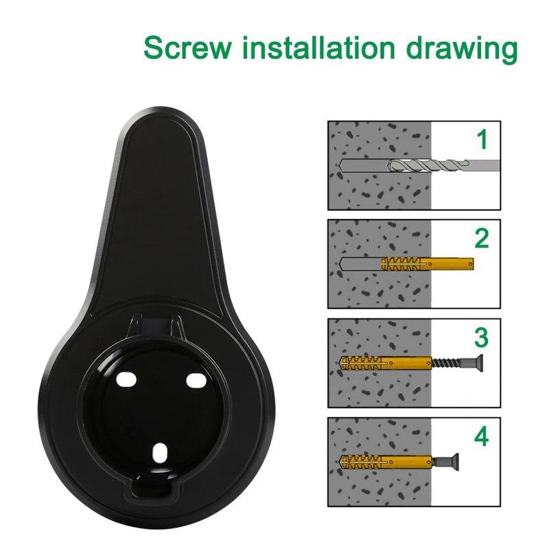 EV Type 1 J1772 Charger Holder for Electric Car Charging Cable Connector Socket Plug Wallbox Mount EV Charger Stand