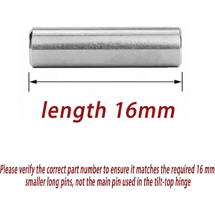 2 Pack WP9707223 Stand Mixer Retainer Pin Groove Dowel for Kitchenaid Part