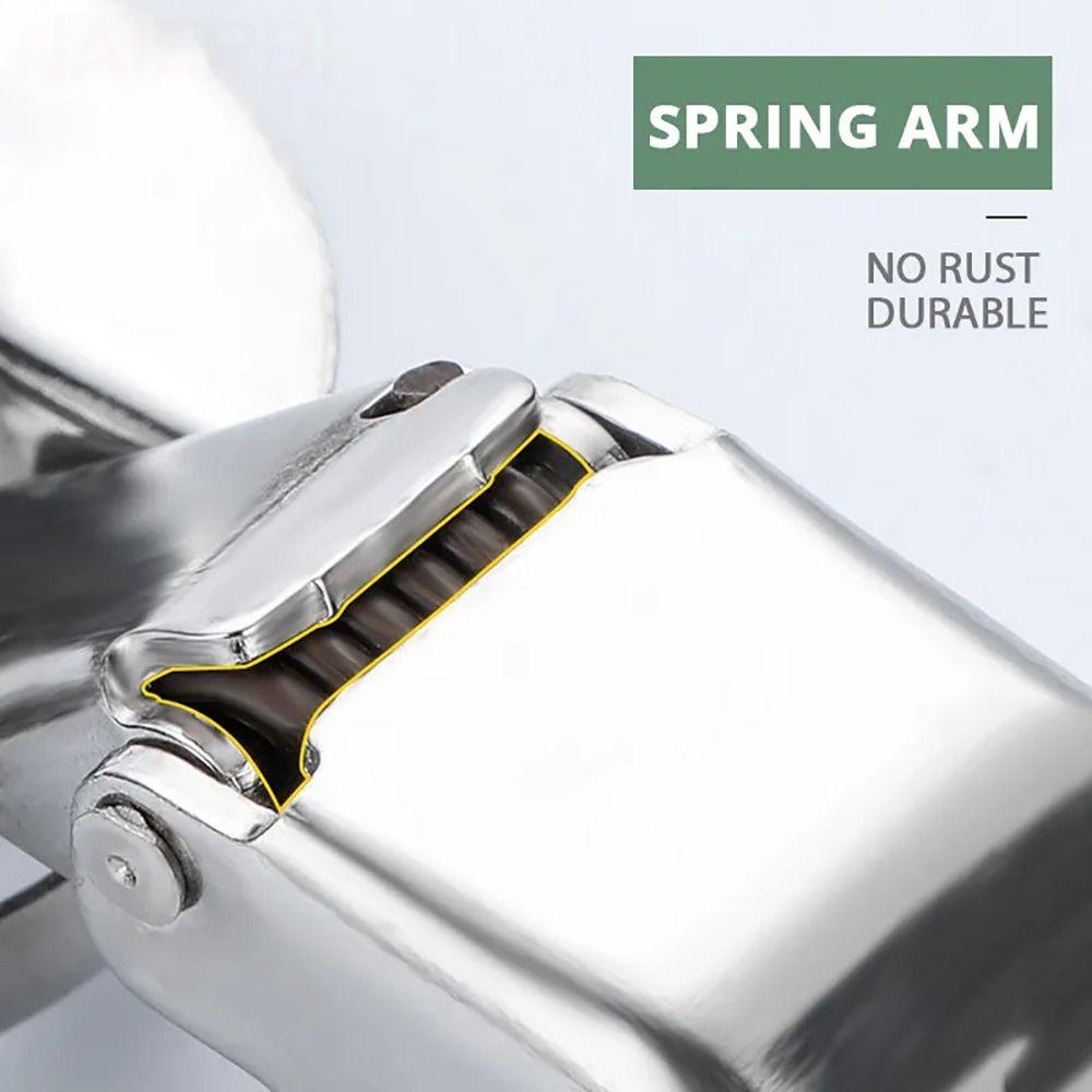 2Pcs Stainless Steel Door Hinges Hydraulic Damper Buffer Cabinet Hinge for Wardrobe Door