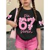 Kids' 3D Print T-Shirt for Spring Summer | 2026 New Kpop Fan Merch New K-style Girl Group Six Seven Design, Comfy Daily Top