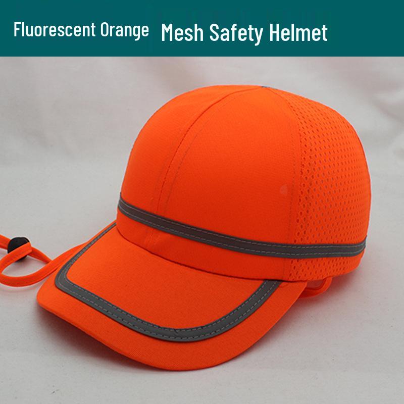 Breathable ABS Safety Helmet with Duckbill Design - Lightweight, Anti-Smash & Collision Protection for Work Environments