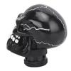Skull Head Stick Manual Shift Knob Lever Modified Shifter Gear 8MM  10MM  12MM AdaptersBlack