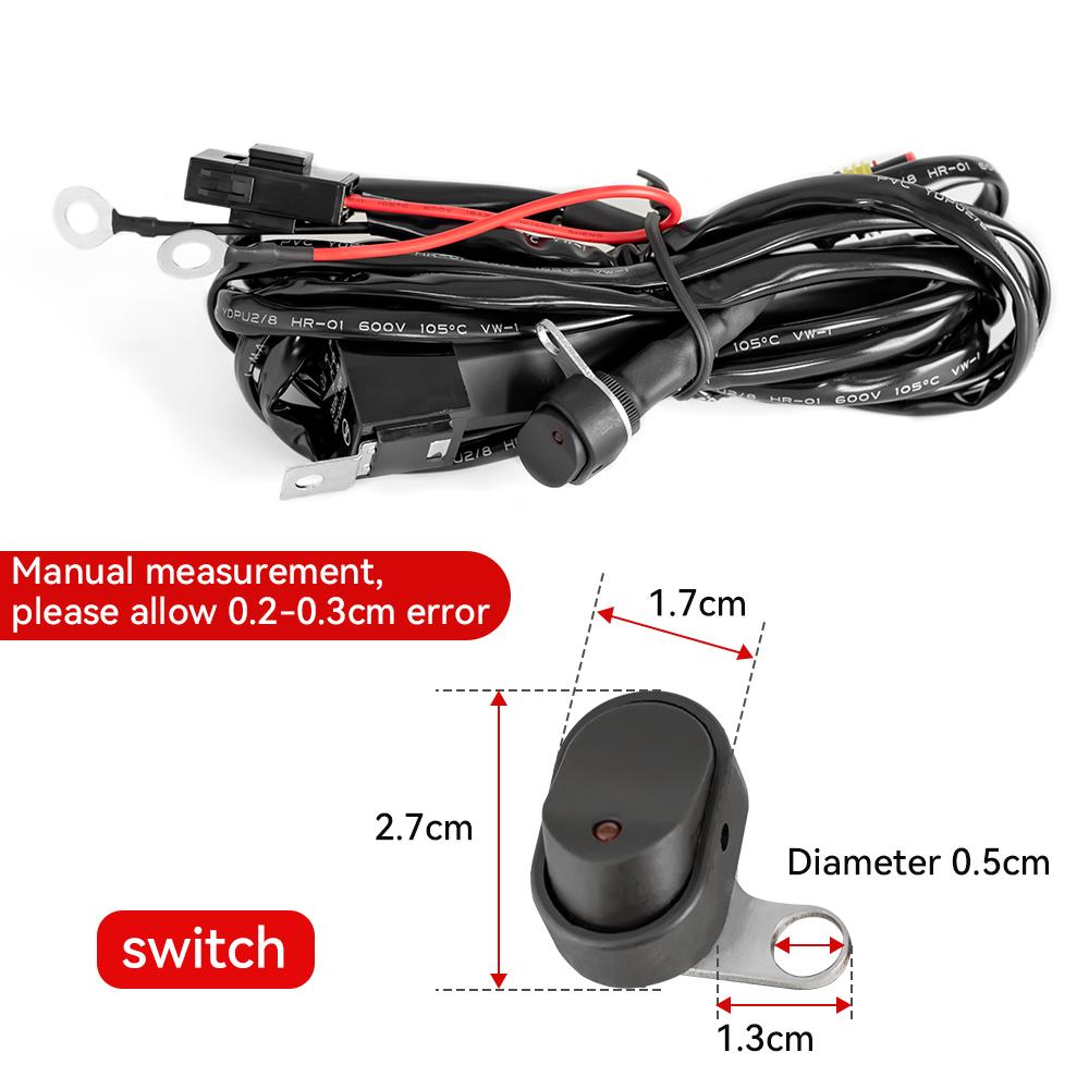 Motorcycle Fog Light Wiring Harness LED Lamp Headlamp Refit Relay Wire For BMW R1250GS ADV F800GS R 1250 GS LC