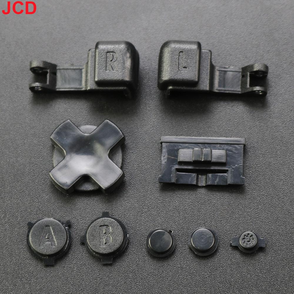 

JCD 1set For GameBoy Advance SP GBA SP Plastic Full Button Set For GBA SP A B Select Start Power ON/OFF L R Buttons Kit D Pad чёрный