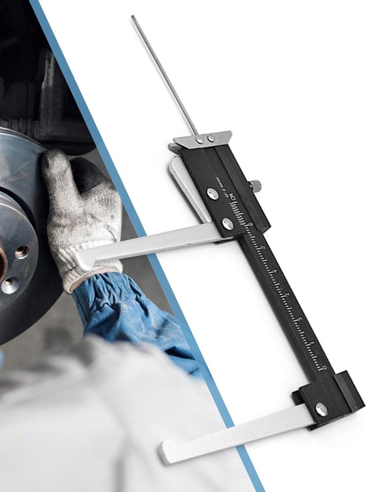 Brake Disc Measuring Caliper Stainless Steel Brake Disc Thickness Measuring Caliper Vernier Ruler Tyre Tire Tread Depth Gauge China Mainland