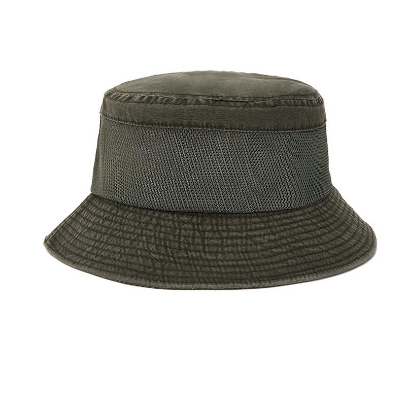 Fischerhut Herren Sommer Netz Atmungsaktiv Eimerhut Retro Outdoor Sonnenschutzhut