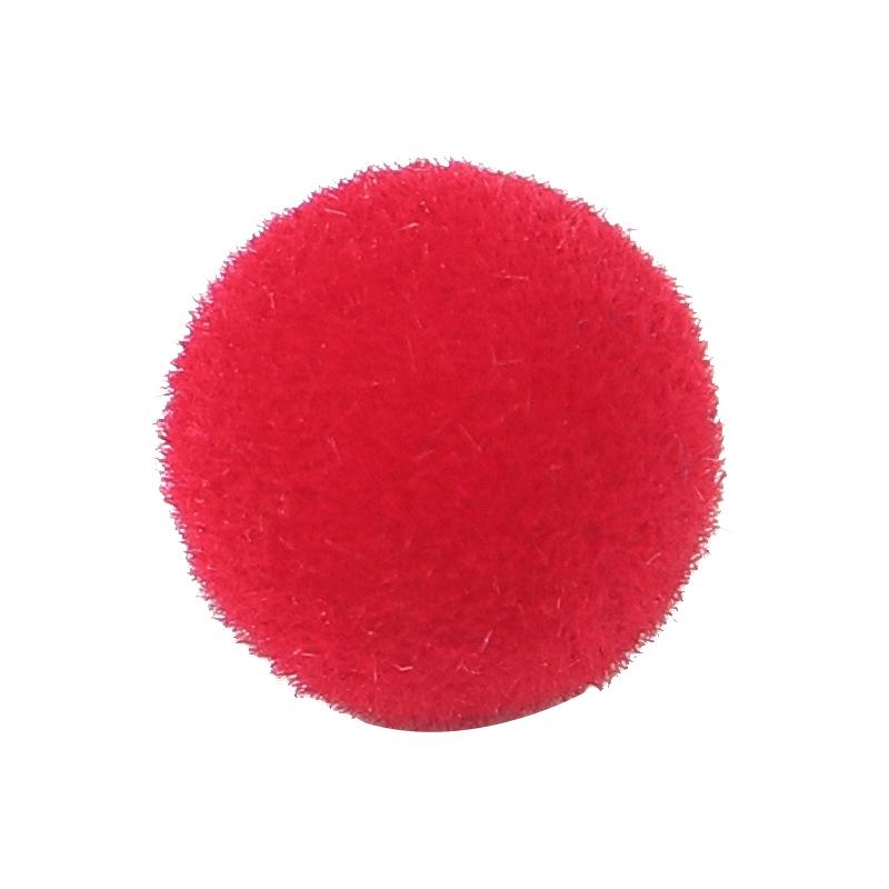 Colorful Half-Round Mushroom Flocked Plastic Buttons for Children's Sweaters and Cardigans - Decorative Clothing Accessories