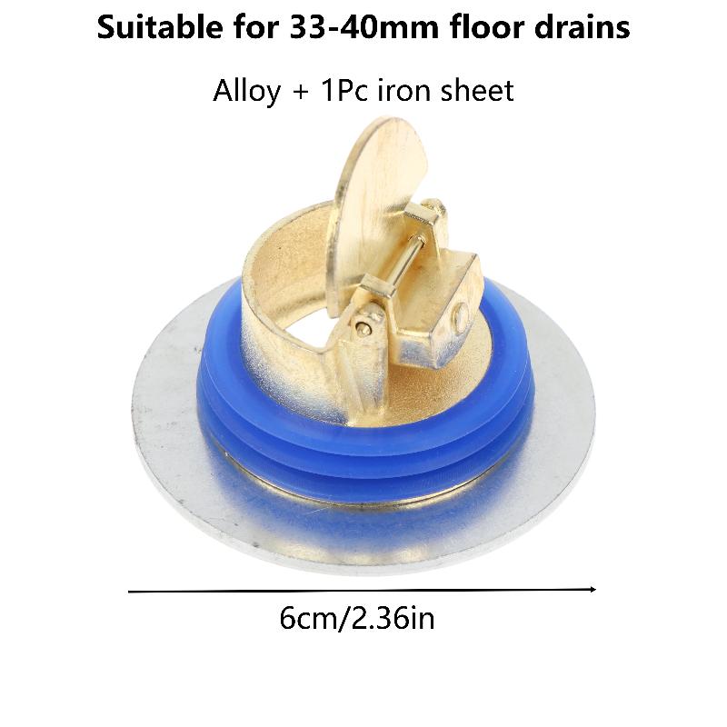 Universal Toilet Floor Drain Backflow Preventer Core Anti Odor Seal Valve With Rubber Gasket Household Bathroom Floor Drain