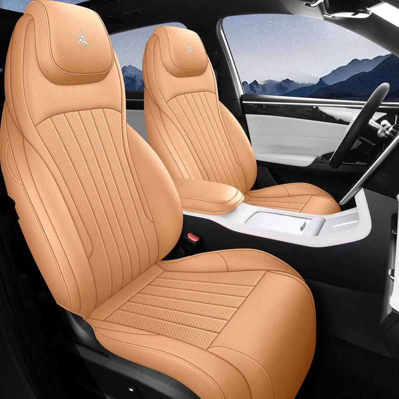 Universal Leather Seat Cover for 23 Galaxy L7 Models - Full Surround, All-Season Car Cushion