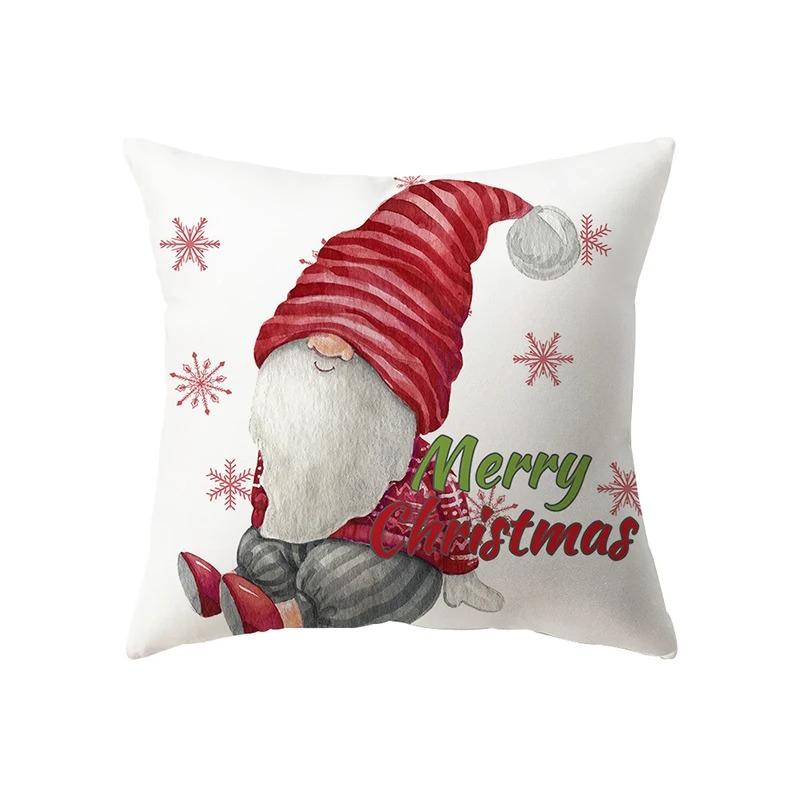 

Наволочки с рождественской тематикой Аксессуары для автомобиля Офис Санта-Клаус Гостиная Диван Домашние наволочки 40x40cm