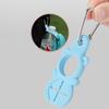 Portable Aluminum Silicone Water Bottle Buckle Easy To Use Cycling Tool Backpack Hanger Hooks Towel Hook Clip