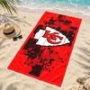 Kansas City Chiefs Beach Towel Quick Dry Sand Free Lightweight Beach Towels for Travel Swimming Camping