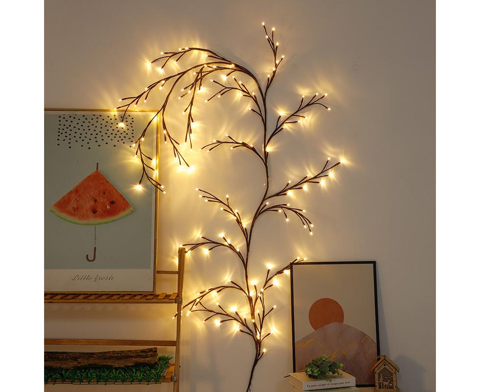 LEDs Lighted Willow Vine Lights for Home Decor