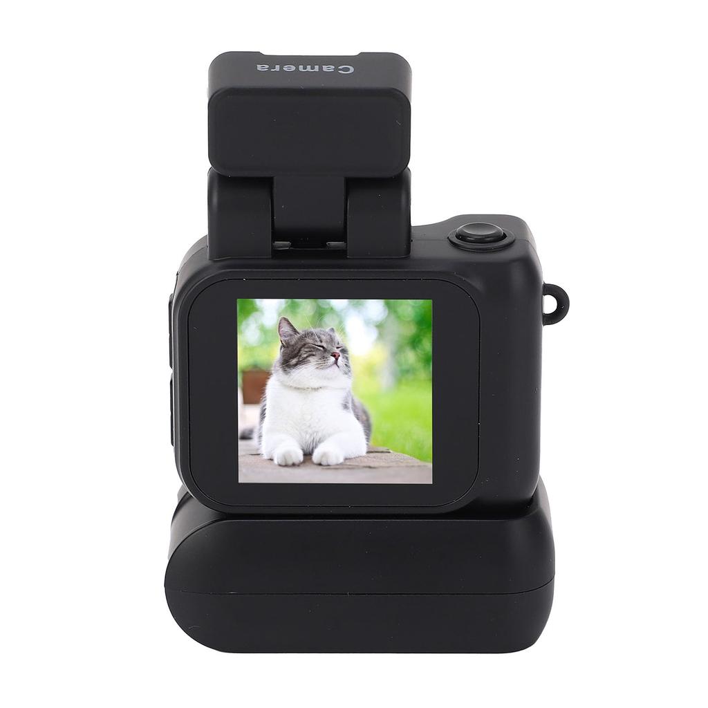 Mini Camera Keychain, 1080P Vintage Small Digital Camera Video Recorder with LED Flashlight, Portable Travel Thumb Camera for Vlogging and Life