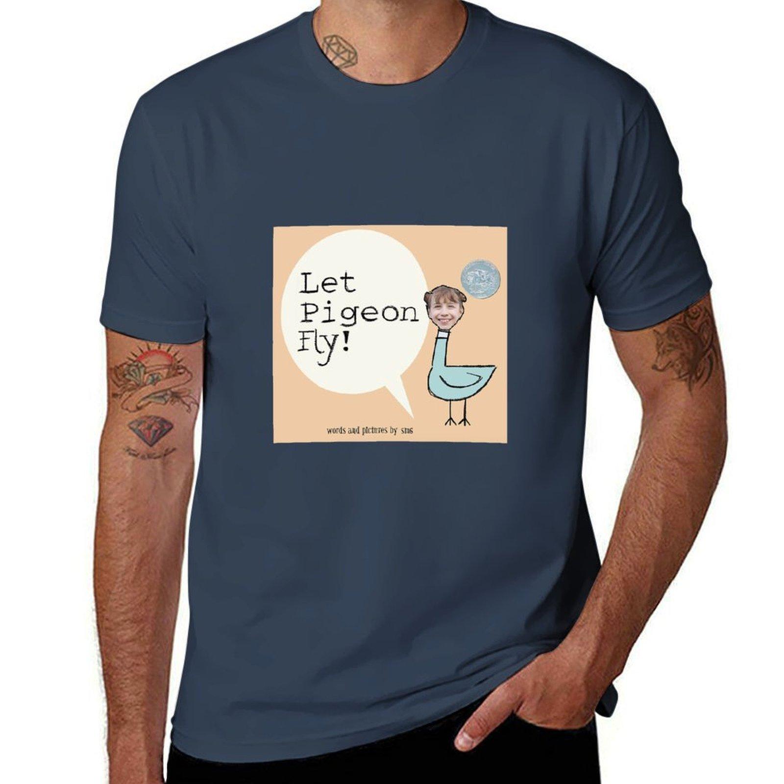 Let Pigeon Fly! T-Shirt anime t shirts oversize t shirts for man pack white T-Shirt S