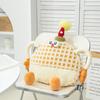 Cartoon Monster Plush Cushion With Soft Sherpa Cover For Lounge And Bed Decor
