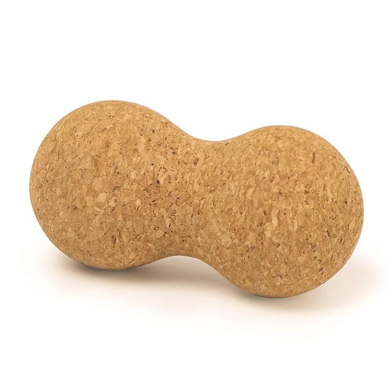 Cork Peanut Massage Ball Pilates Yoga Plantar Fasciitistherapy Ball Back muscleRelax Muscles Tension Release Therapy
