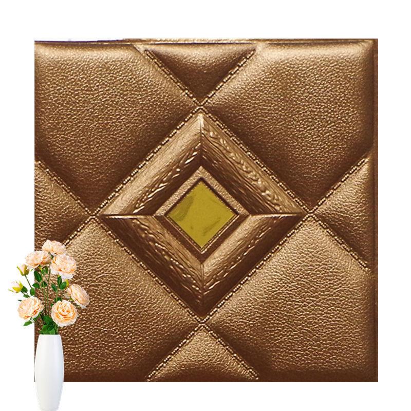 New DIY Living Room Decoration TV Background Wall Sticker Stereo Ceiling Panel Roof Foam Home Wallpaper Self-adhesive Waterproof