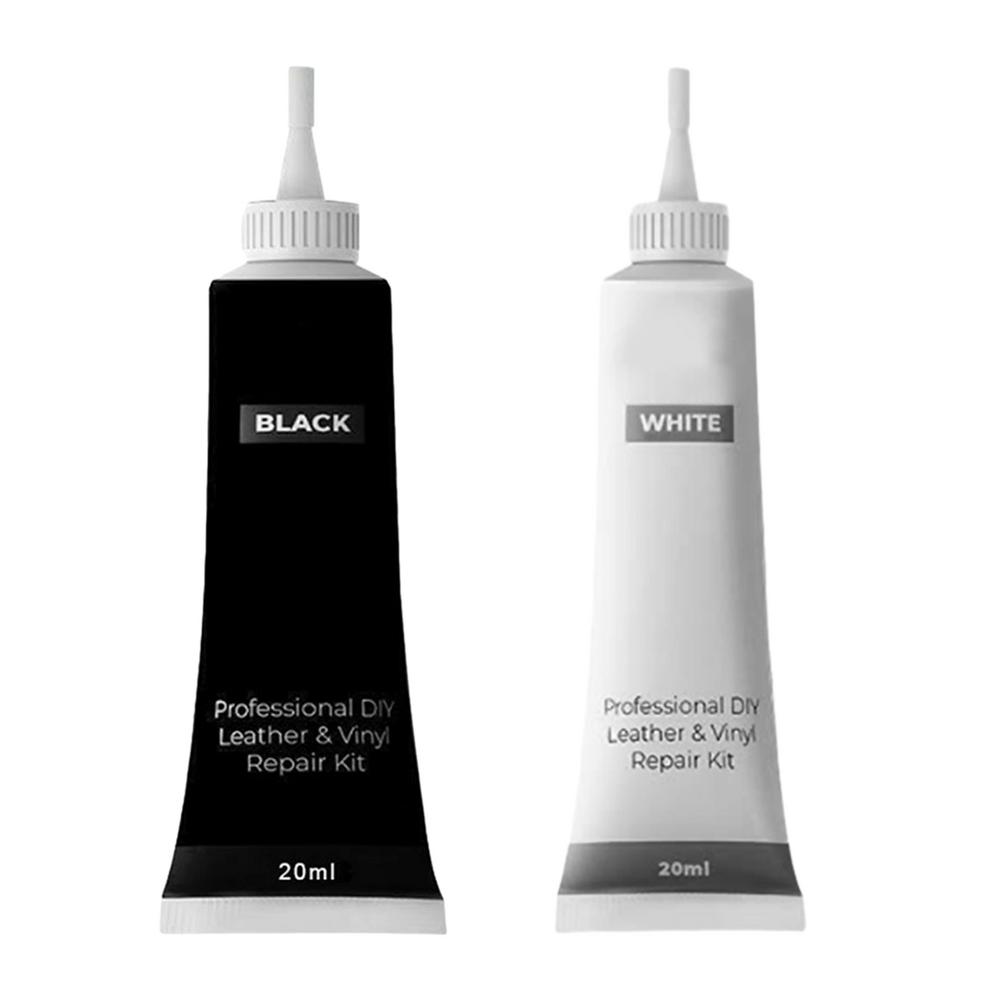 

2024 2 шт. Набор для ухода за автомобилем Кожа Кожа Ремонт Жидкость Инструмент Авто Сиденья Диваны Пальто Дыры Царапины Трещины Восстановление Черный