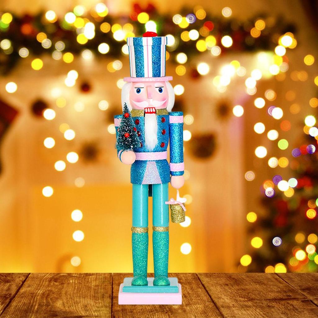 Christmas Nutcracker Decor Traditional Ornament Nutcracker Figure Statue for Shelves Party Decor Countertop Festival Present
