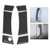 6Pcs Set Carbon Fiber Exterior Door Handle Trim Covers Fit for Nissan 350Z COUPE 2003‑2009RHD