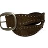 Retro Double-row Rivet Belt Women's Wide Waist Seal Decorative Belt