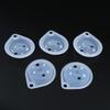 Water Heater Silicone Diaphragm 5Pcs 50mm Oval Inclined Hole Non-toxic Silica Gel for Residential Gas Water Heater Repair Parts