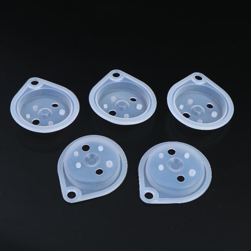 Water Heater Silicone Diaphragm 5Pcs 50mm Oval Inclined Hole Non-toxic Silica Gel for Residential Gas Water Heater Repair Parts