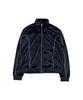 Losttownsupply Raw Velvet Zip-Up Jacket Navy