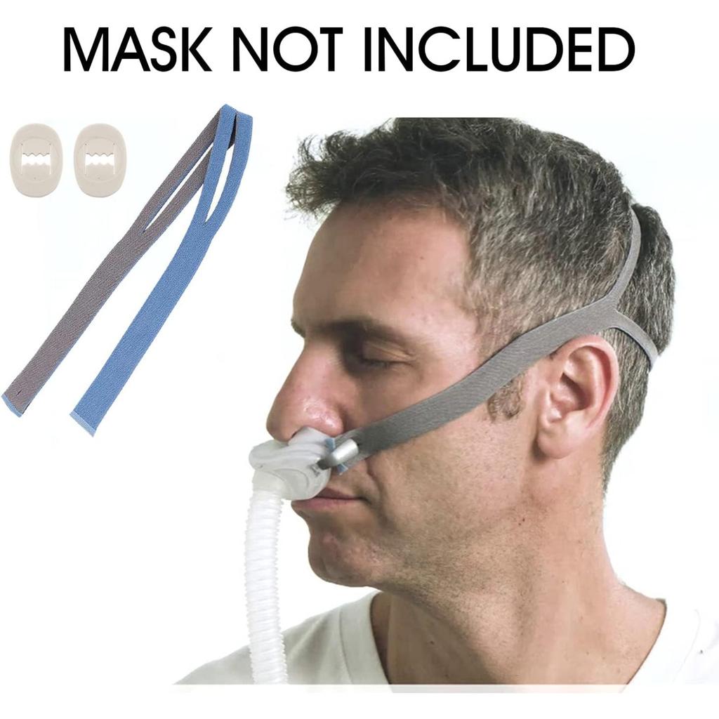 Resmed Airfit P10 Headgear Strap, Replacement CPAP Headgear Compatible with Resmed Airfit P10, 2-Pack (Without Mask)