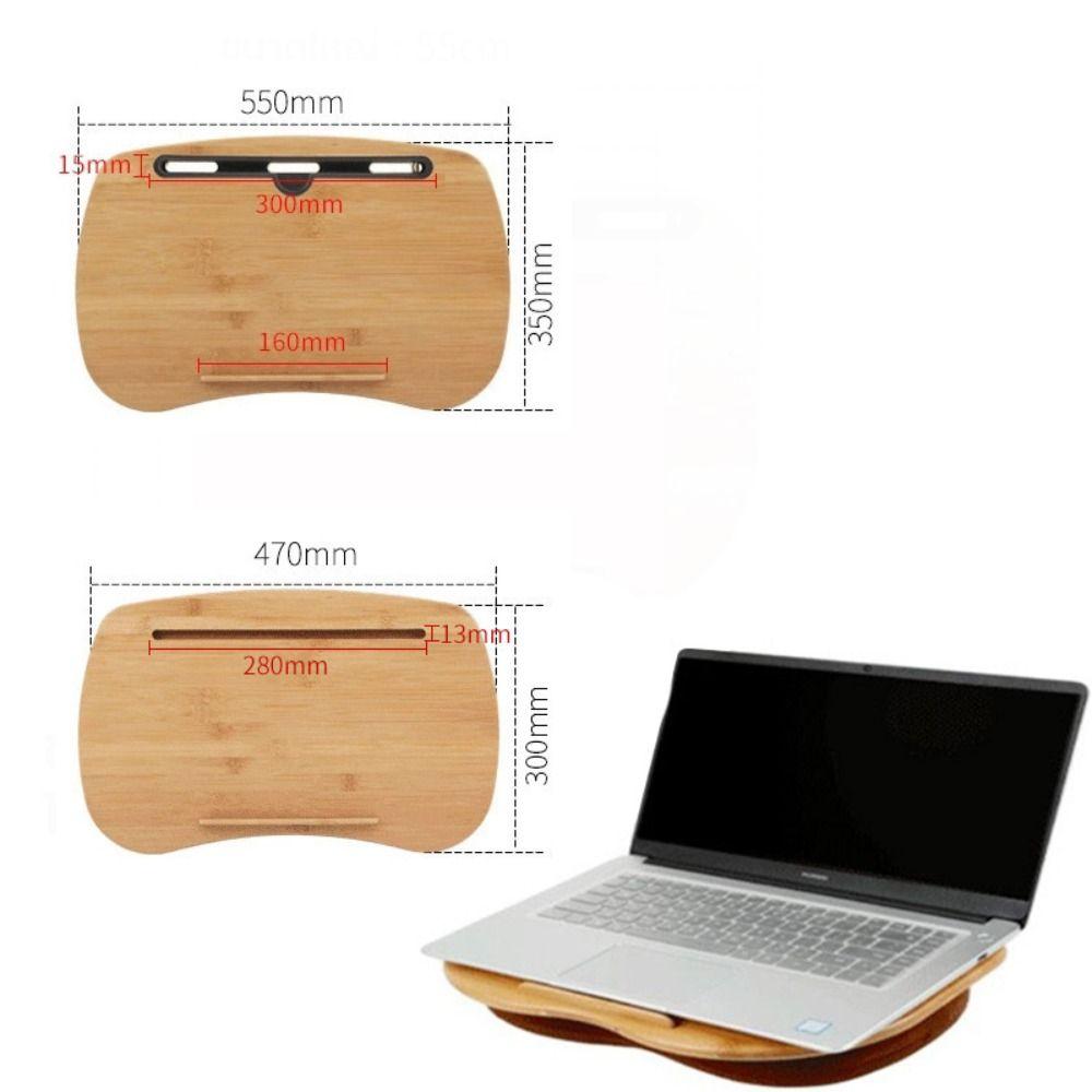 With Card Slot Laptop Table Adjustable Computer Table Multifunctional Lap Desk