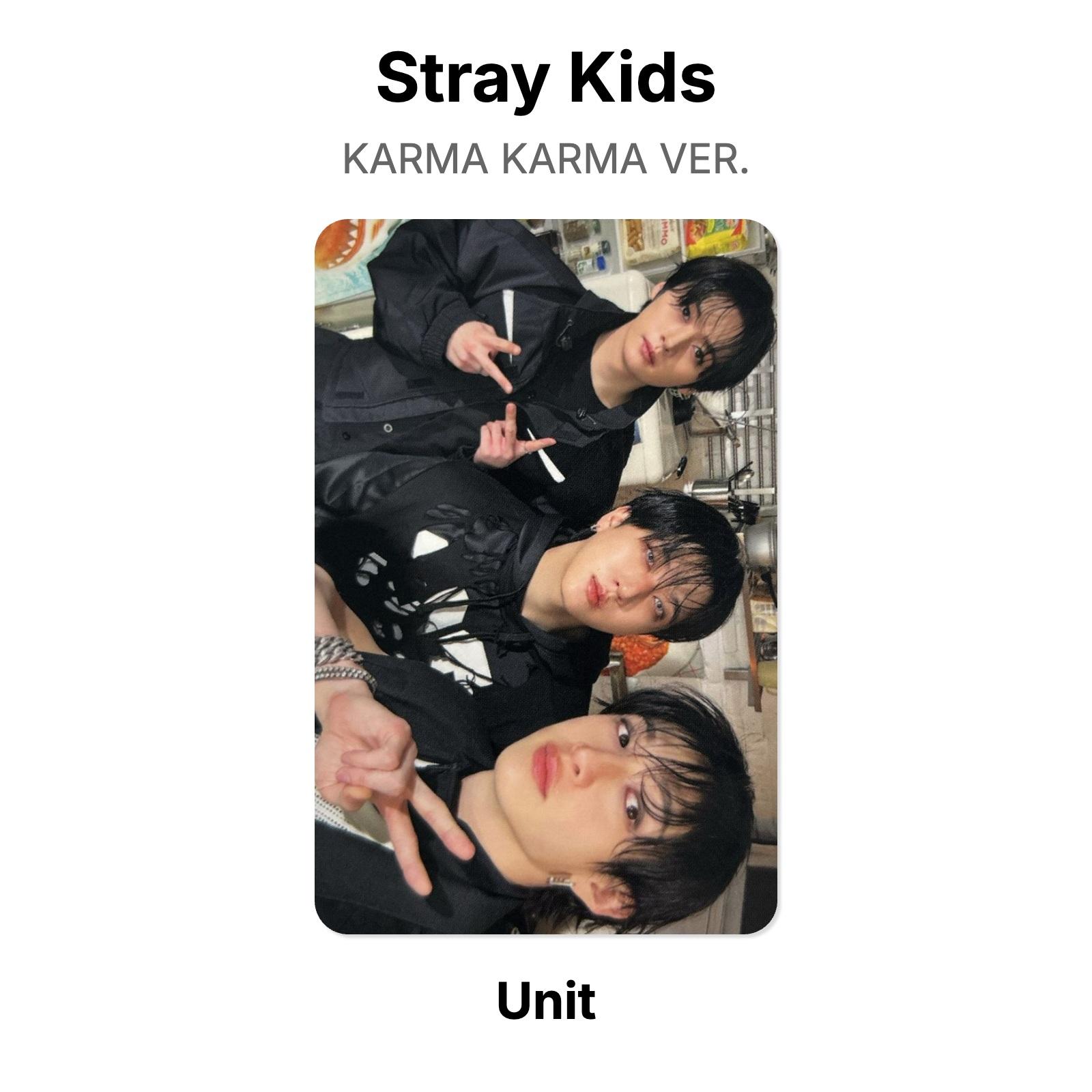 Stray Kids KARMA KARMA VER. Official Photocard Unit